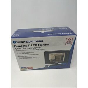 Swann Monitoring Compact 8" LCD Monitor Color Security Viewer NEW SEALED